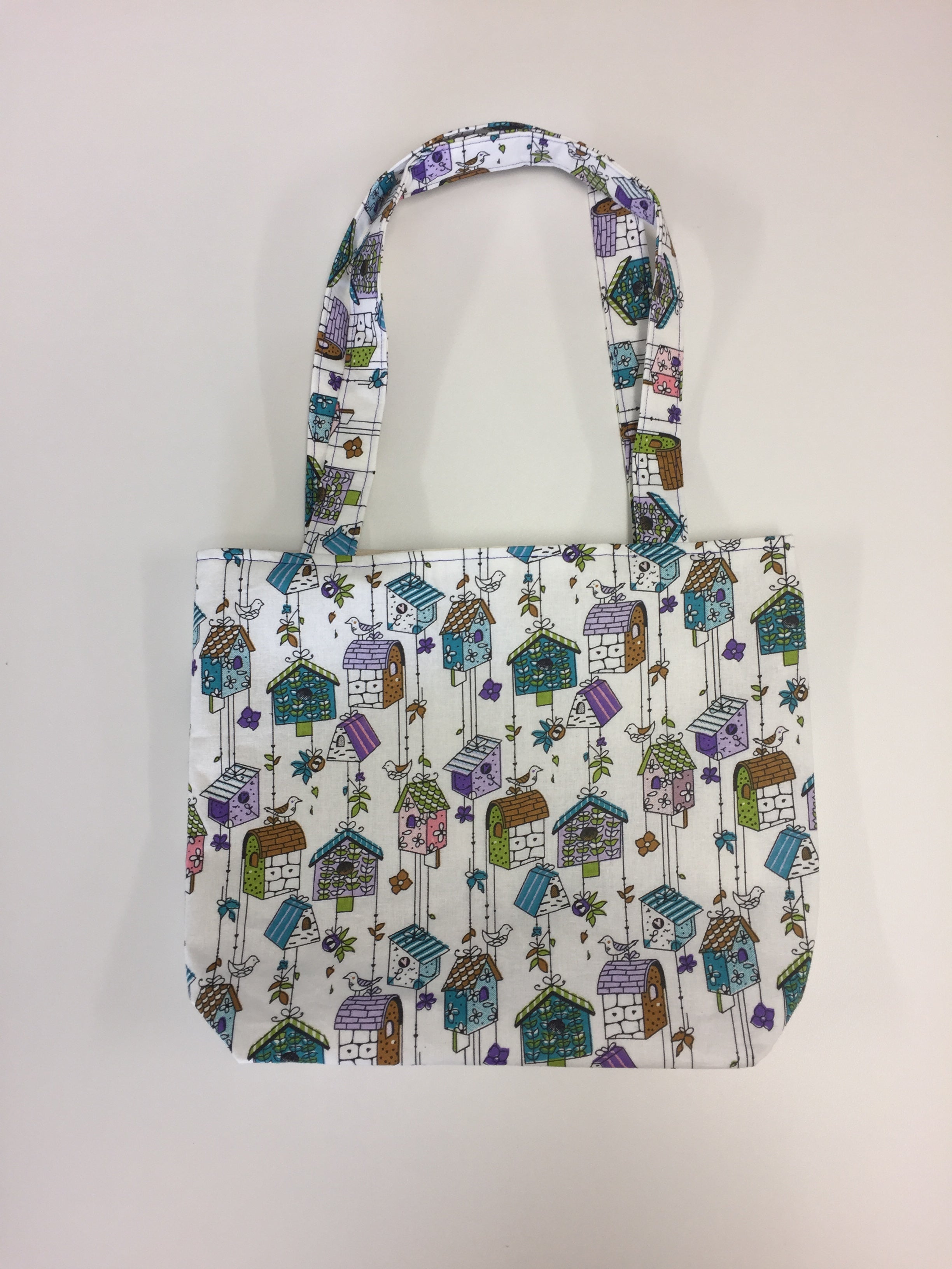 Medium Tote Bag - Bird Houses