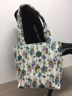 Medium Tote Bag - Bird Houses