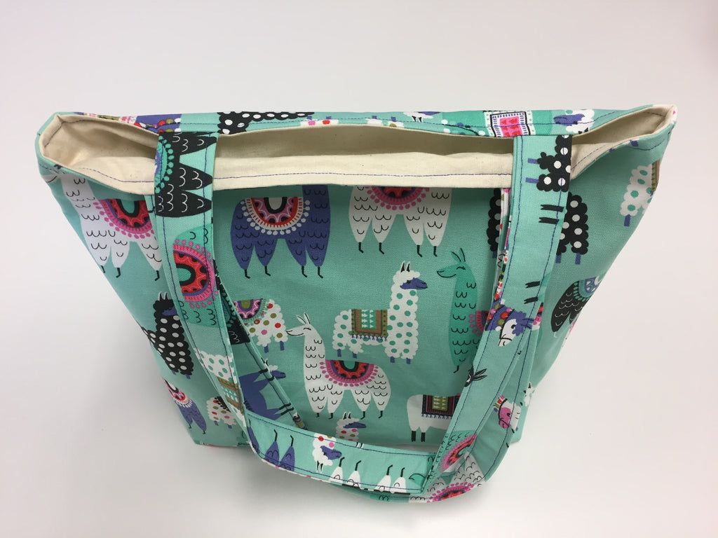 Medium Tote Bag - Llamas