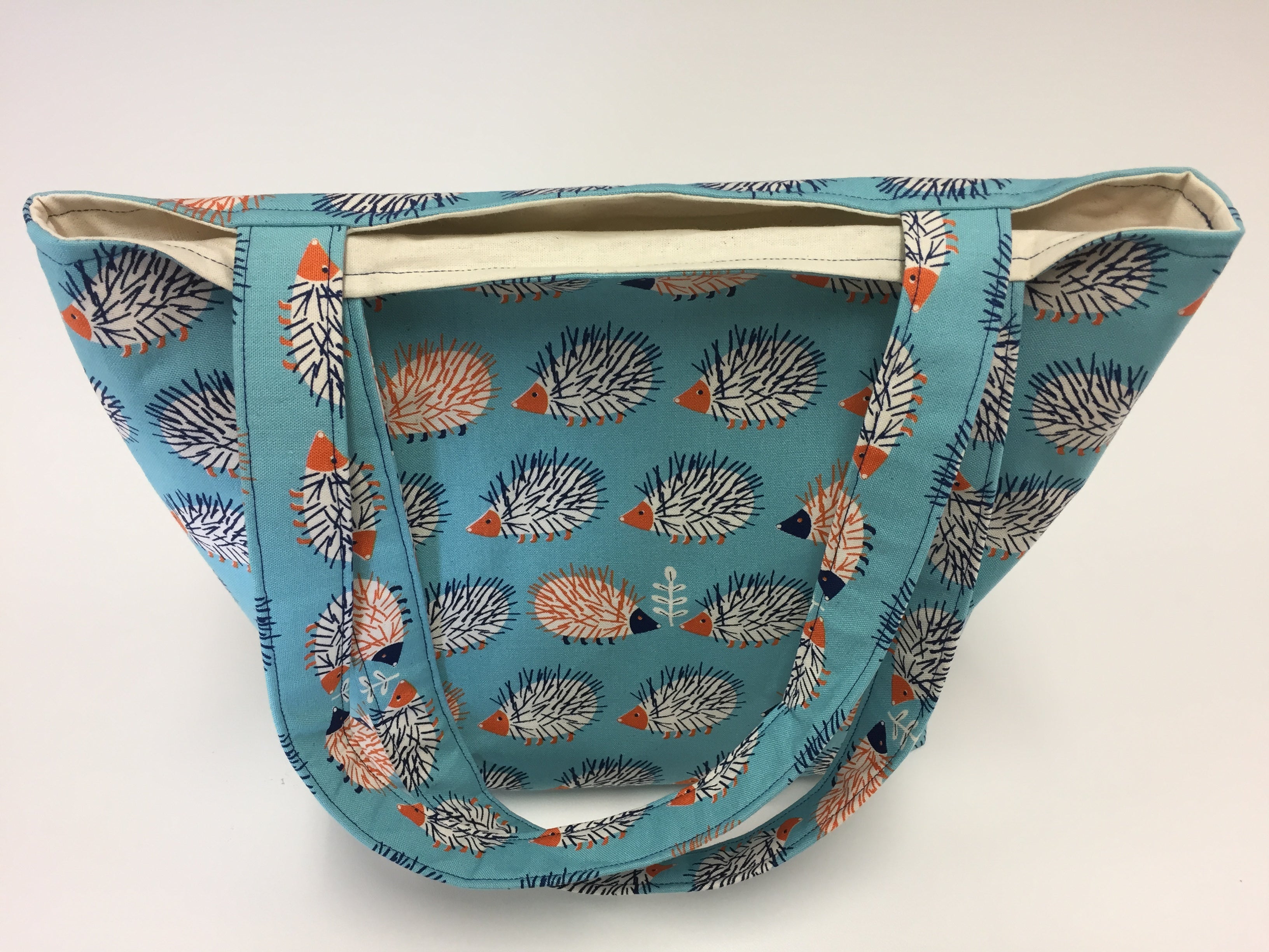Medium Tote Bag - Echidnas Blue