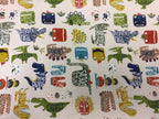 Medium Tote Bag - Dinosaur Cream