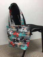 Medium Tote Bag - Motorbikes
