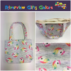 Medium Tote Bag - Unicorns