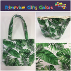 Medium Tote Bag - Forest Leaf