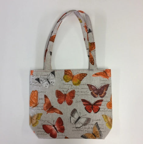 Medium Tote Bag - Orange Butterfly