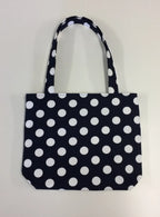 Medium Tote Bag - Navy Spot