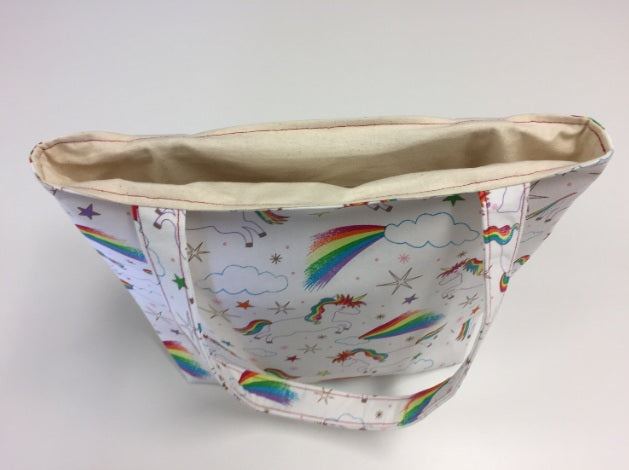 Medium Tote Bag - Unicorns & Rainbows