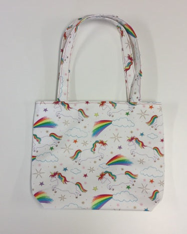 Medium Tote Bag - Unicorns & Rainbows