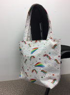 Medium Tote Bag - Unicorns & Rainbows