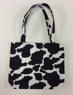 Medium Tote Bag - Cow Print