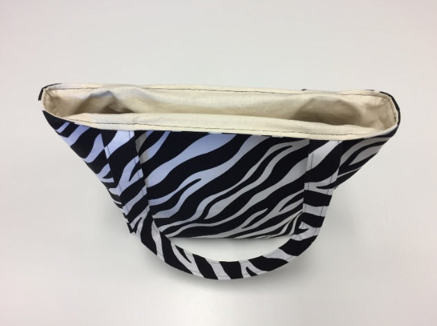 Medium Tote Bag - Zebra Print