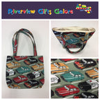 Medium Tote Bag - Vintage Cars