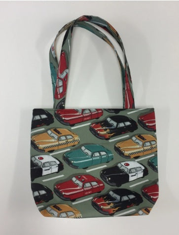 Medium Tote Bag - Vintage Cars