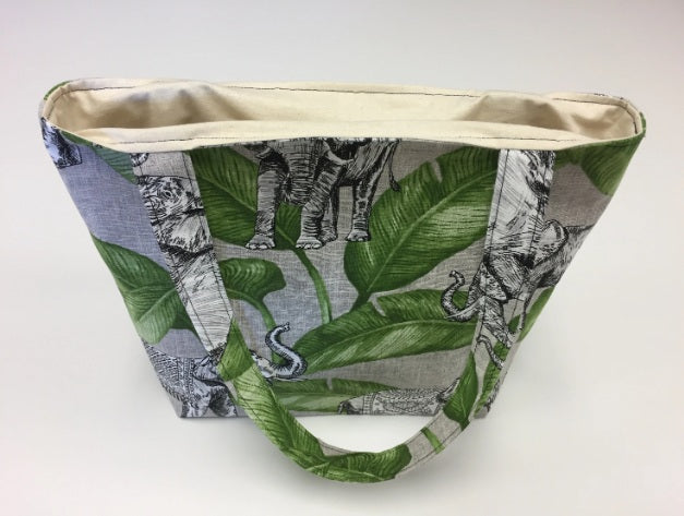 Medium Tote Bag - Elephants