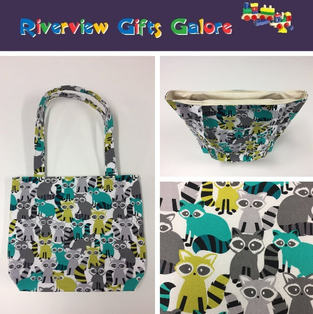 Medium Tote Bag - Ricky Racoon
