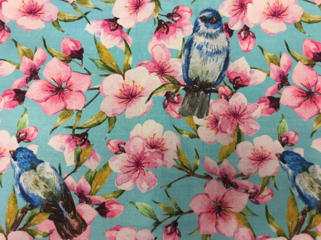 Medium Tote Bag - Blue Birds