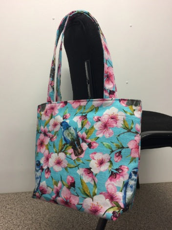 Medium Tote Bag - Blue Birds