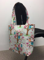 Medium Tote Bag - Owls