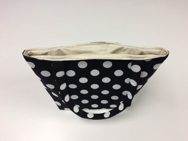 Medium Tote Bag - Black Spot
