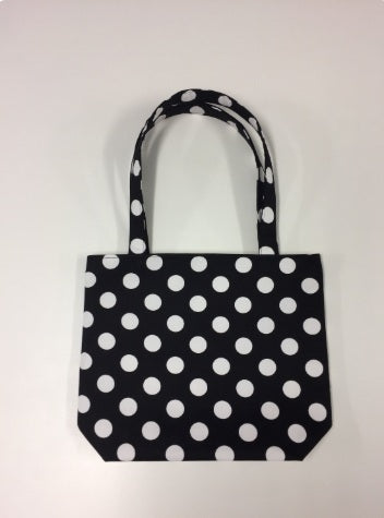 Medium Tote Bag - Black Spot