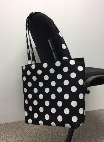 Medium Tote Bag - Black Spot