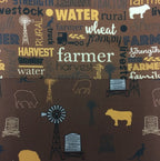 Medium Tote Bag - Farmers Fighting Spirit - Words & Animals