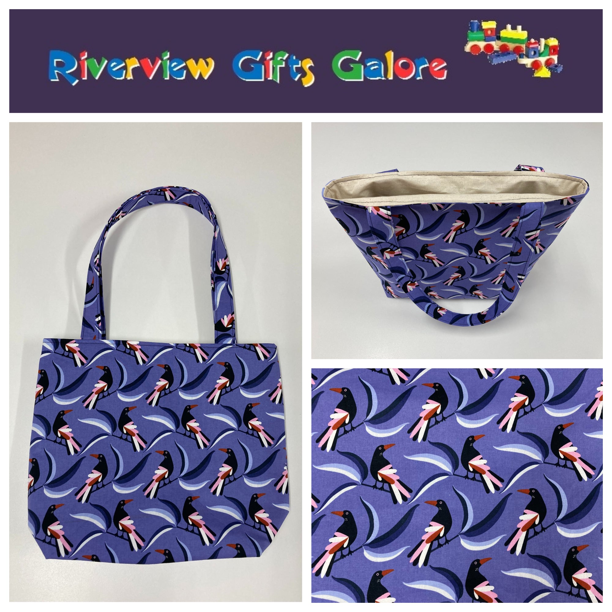 Medium Tote Bag - Magpie