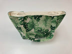 Medium Tote Bag - Leaves on Cream