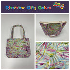 Medium Tote Bag - Rainbow Ferns
