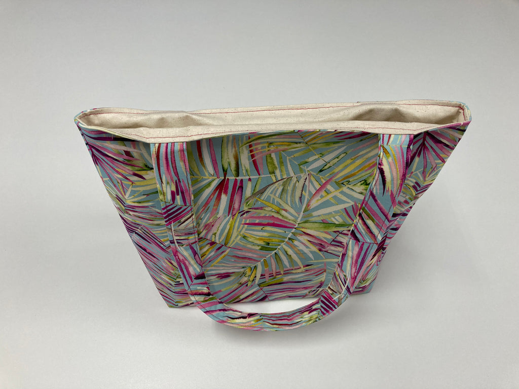 Medium Tote Bag - Rainbow Ferns