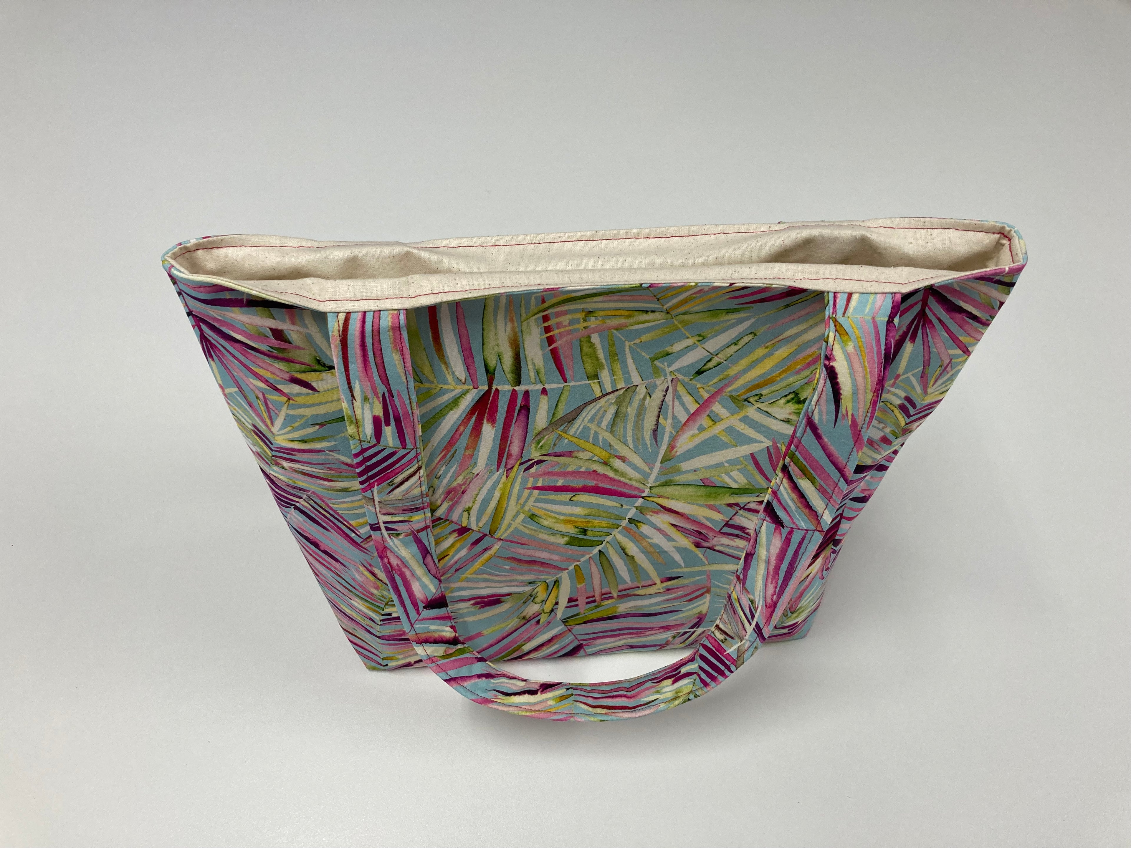 Medium Tote Bag - Rainbow Ferns