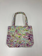 Medium Tote Bag - Rainbow Ferns