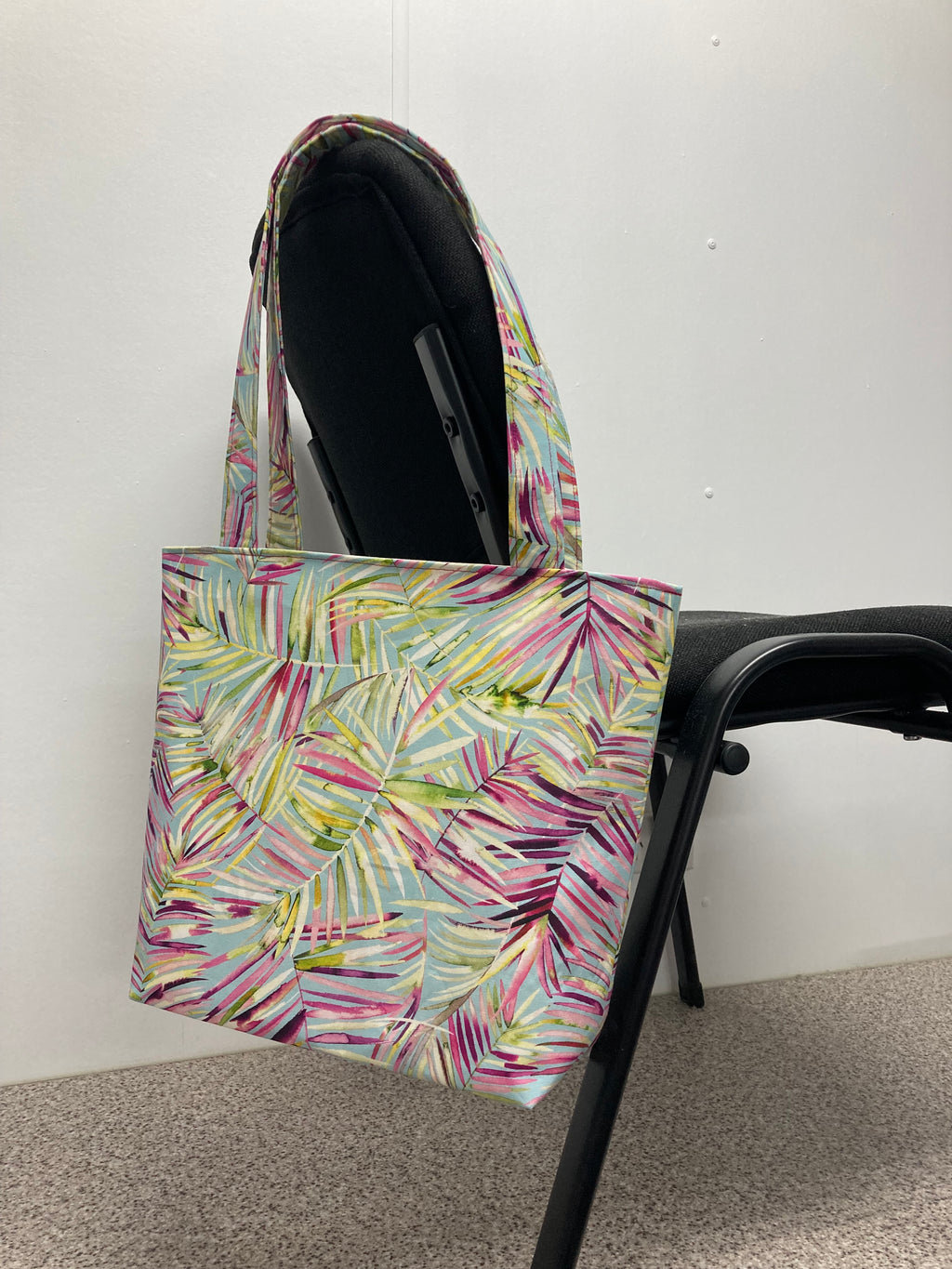 Medium Tote Bag - Rainbow Ferns