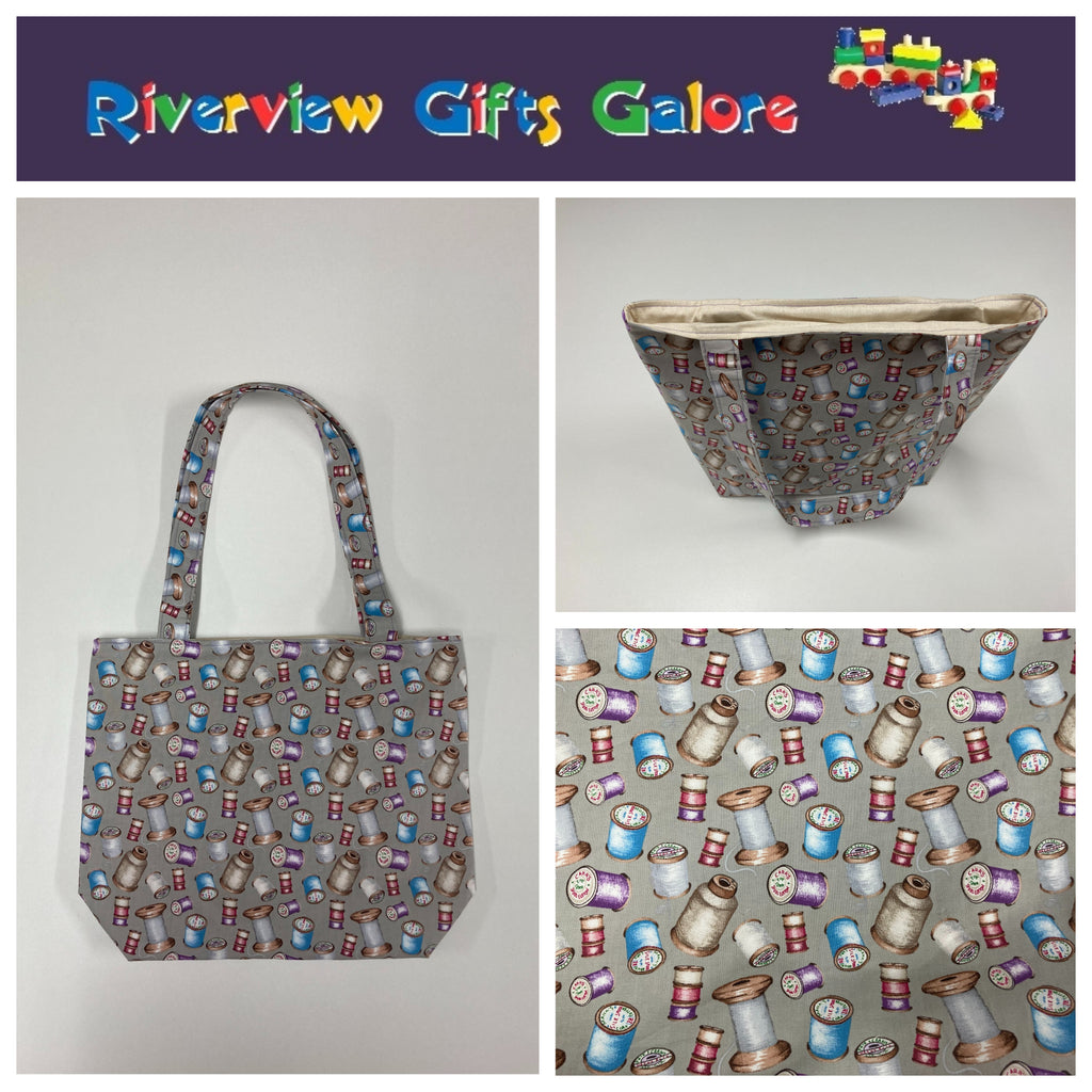 Medium Tote Bag - Sew Vintage