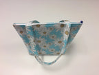 Medium Tote Bag with Zip - Daisy Blue
