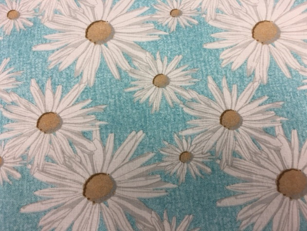 Medium Tote Bag with Zip - Daisy Blue