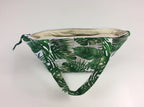 Medium Tote Bag with Zip - Forest Leaf