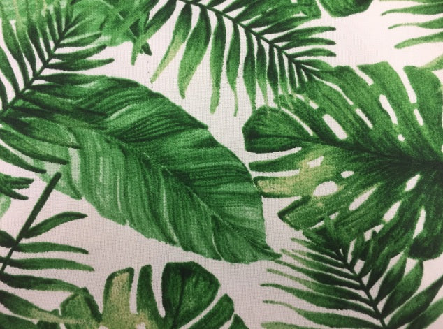 Medium Tote Bag with Zip - Forest Leaf
