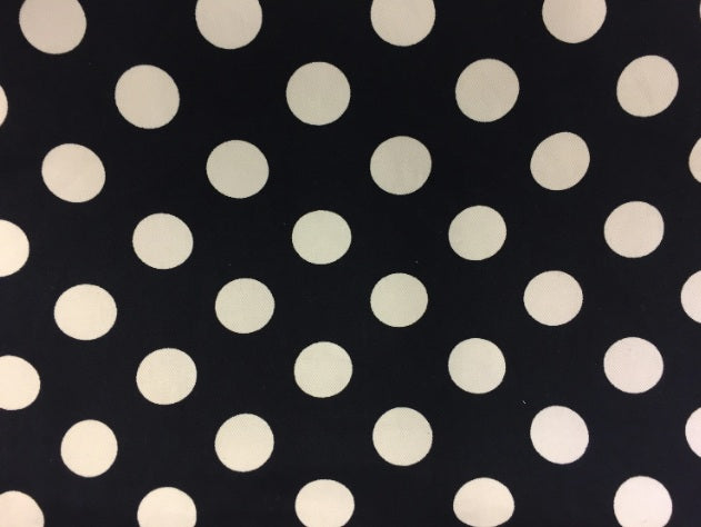 Medium Tote Bag with Zip - Navy Spot