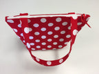 Medium Tote Bag with Zip - Red Spot