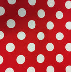 Medium Tote Bag with Zip - Red Spot