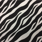 Medium Tote Bag with Zip - Zebra Print