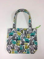 Medium Tote Bag with Zip - Ricky Racoon