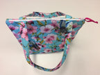 Medium Tote Bag with Zip - Blue Birds