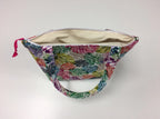 Medium Tote Bag with Zip - Multi-Coloured Leaves
