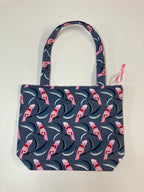 Medium Tote Bag with Zip - Galahs