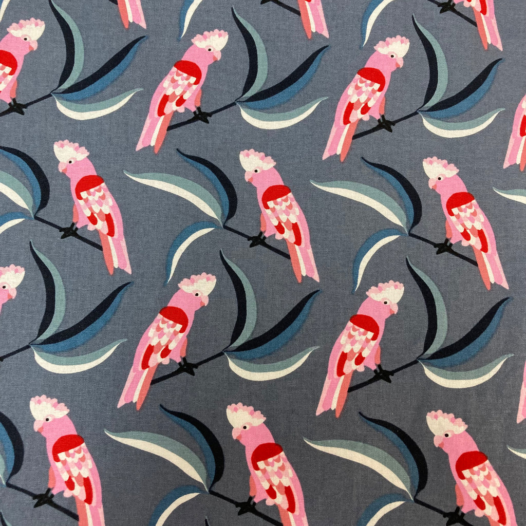 Medium Tote Bag with Zip - Galahs