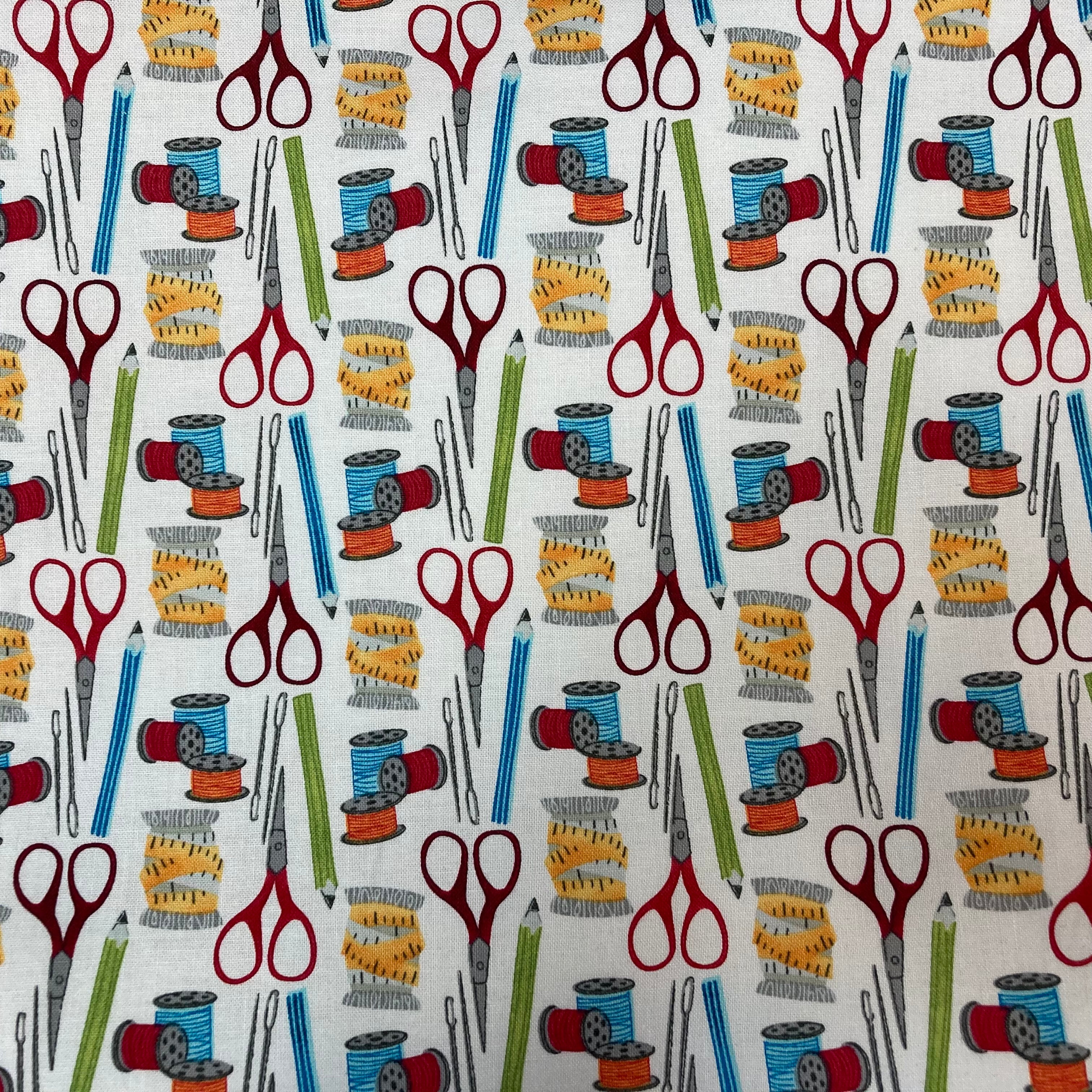 Medium Tote Bag with Zip - Sewing