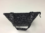 Medium Tote Bag with Zip - Farm Sweet Farm - Charcoal
