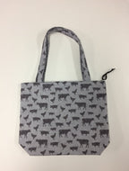 Medium Tote Bag with Zip - Farm Sweet Farm - Animals